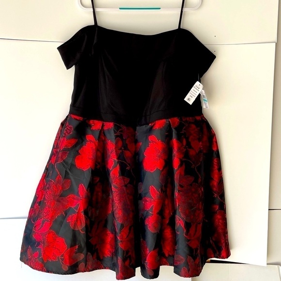 R&M Richards Women Plus Size Formal Evening Cocktail Party Prom Dress, Sz 22W - Picture 7 of 10